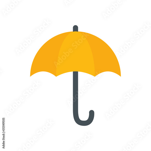 umbrella accessory open isolated icon