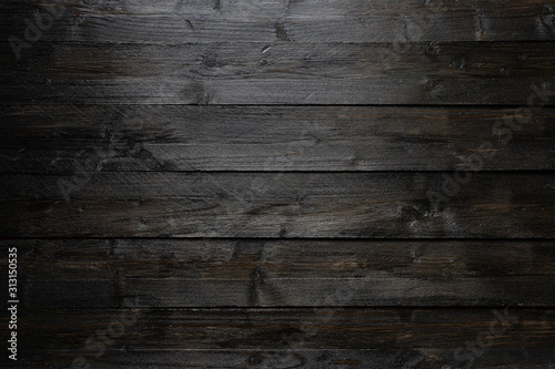 Black wooden background