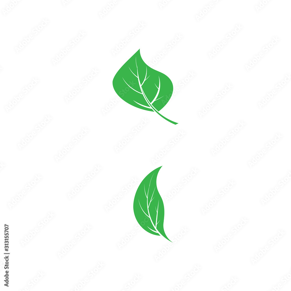 Vegan Logo Template vector symbol