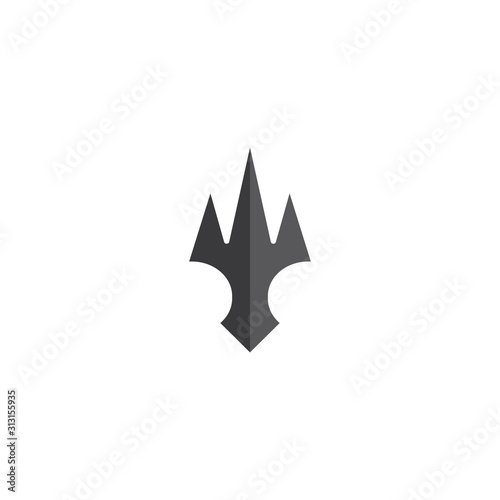 Trident  Logo Template vector symbol