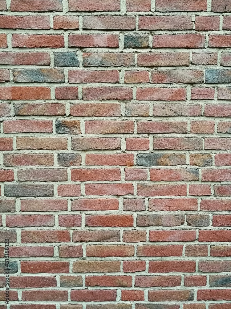 Naklejka premium alte braune Wand aus Ziegelsteinen