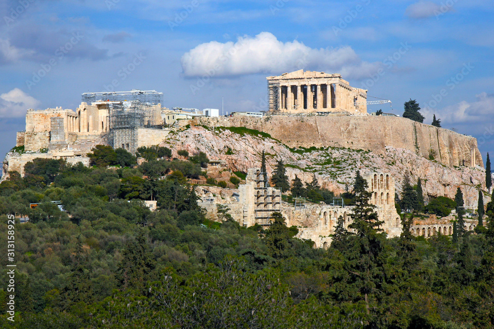 Naklejka premium parthenon, athens, greece