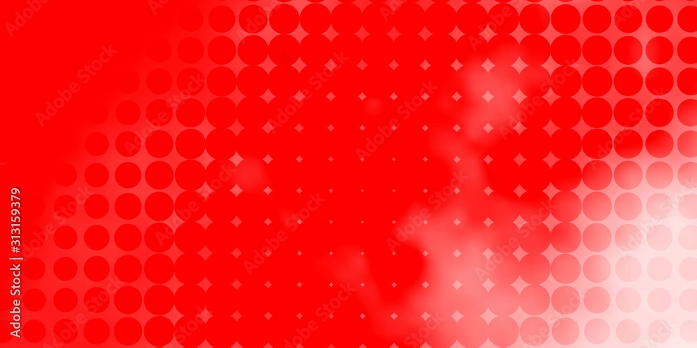 Light Red vector texture with disks. Abstract decorative design in gradient style with bubbles. Pattern for booklets, leaflets. Light Red vector texture with disks. Abstract decorative design in gradient style with bubbles. Pattern for booklets, leaflets.