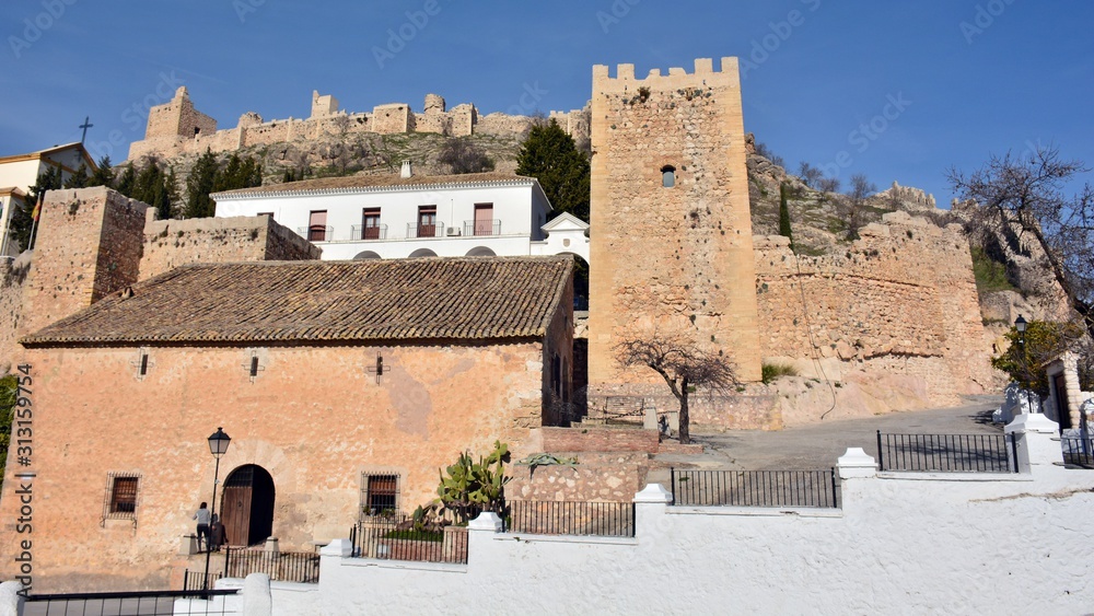 Castillo de Moclin en la provincia de Granada , España