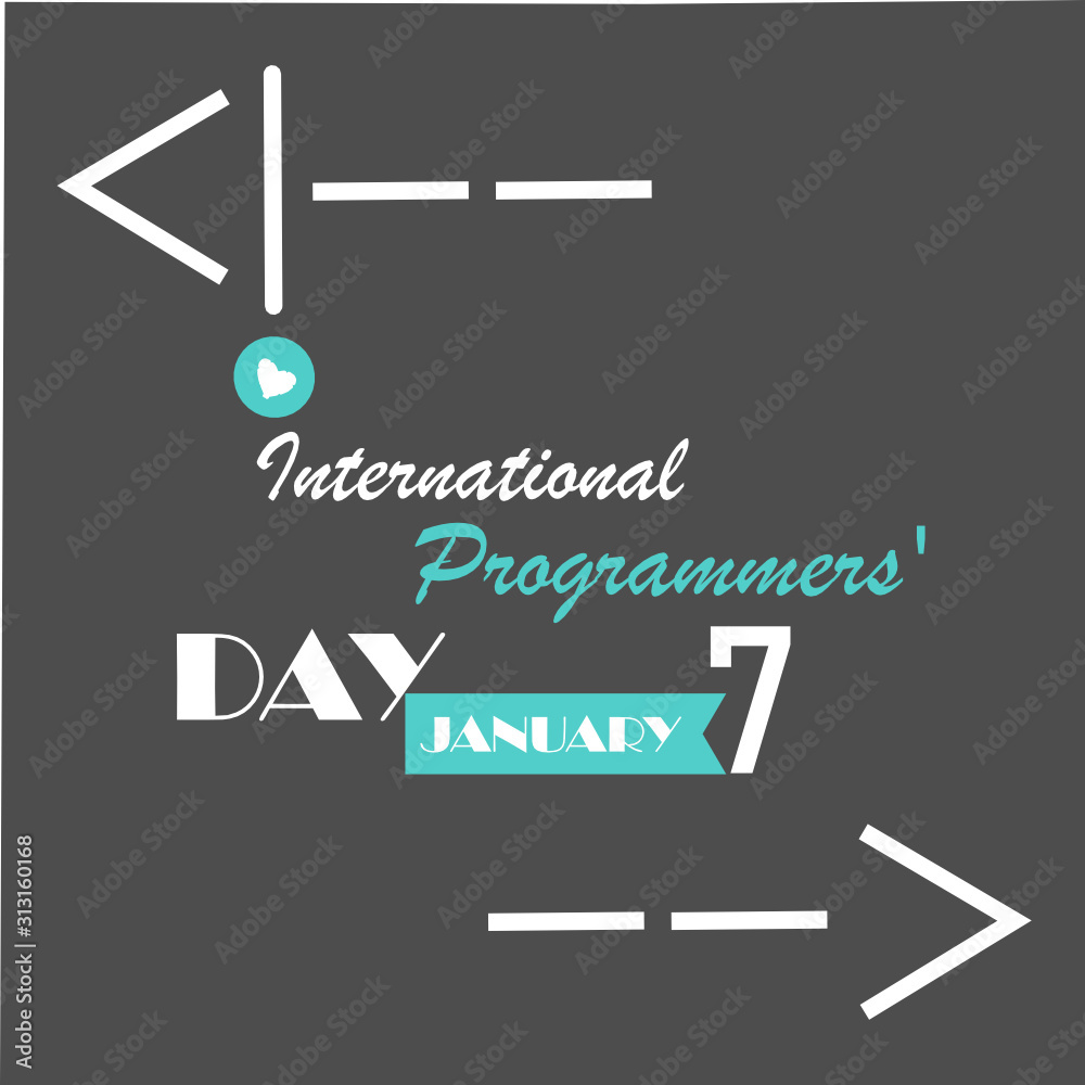 International Programmers' Day illustration. Day of the Programmer ...