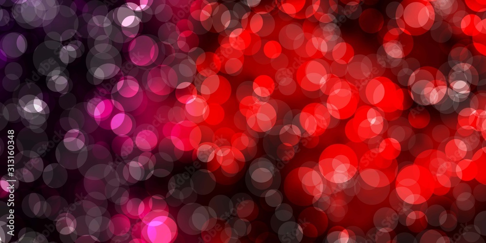 Dark Red vector backdrop with dots. Dark Red vector backdrop with dots.