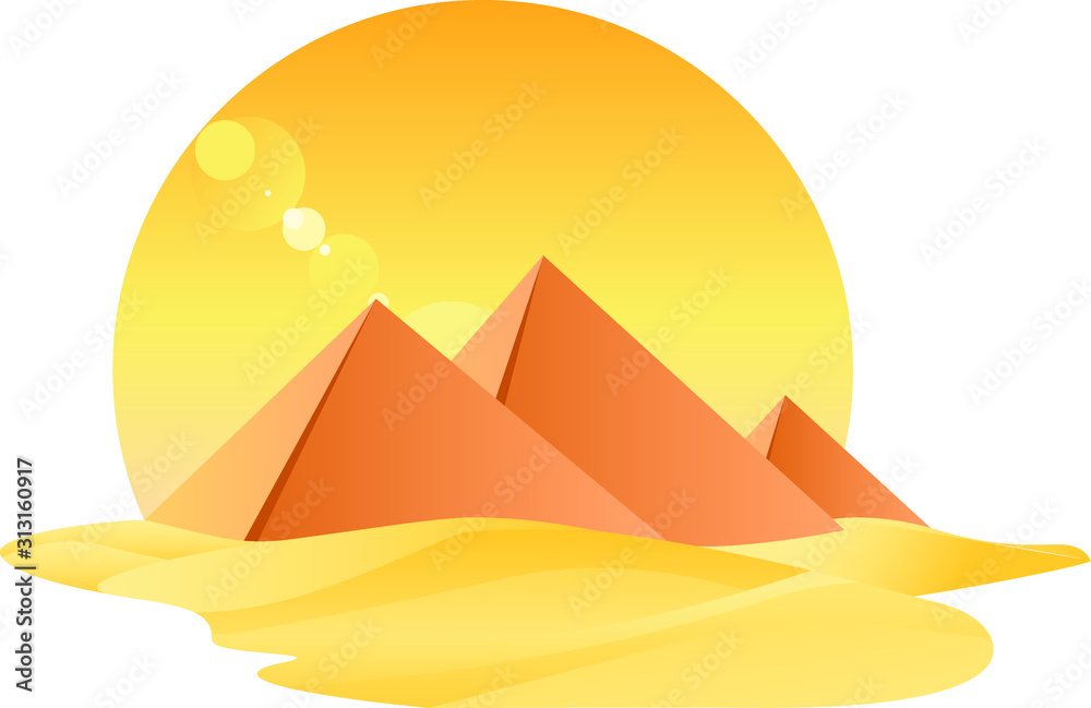 Pyramid landscape
