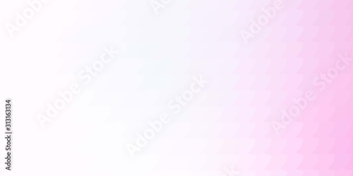Light Pink vector template with circles. Colorful illustration with gradient dots in nature style. Design for posters, banners.