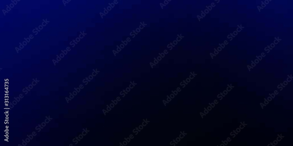 Dark BLUE vector background in polygonal style. Rectangles with colorful gradient on abstract background. Pattern for websites, landing pages.
