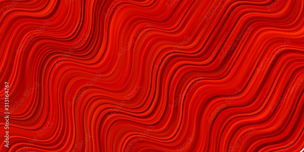 Light Orange vector pattern with curves. Bright sample with colorful bent lines, shapes. Design for your business promotion. Light Orange vector pattern with curves. Bright sample with colorful bent lines, shapes. Design for your business promotion.