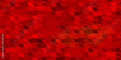 Light Red  Yellow vector pattern in square style.