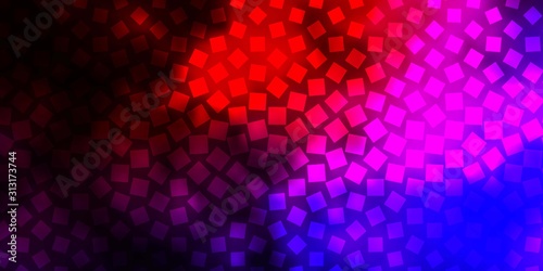 Dark Pink, Red vector texture in rectangular style. Illustration with a set of gradient rectangles. Pattern for commercials, ads.