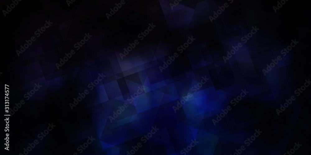 Dark BLUE vector pattern with polygonal style. Dark BLUE vector pattern with polygonal style.