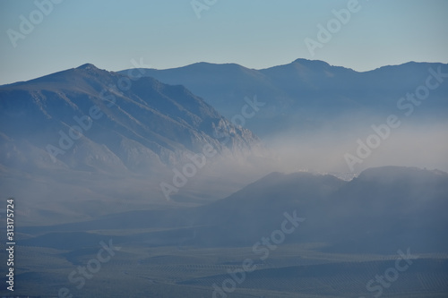 mountain landscape with fog © Miguel Ángel RM
