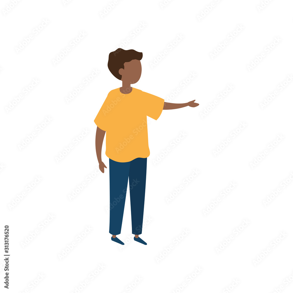 cute boy afro avatar character icon vector illustration design cute boy afro avatar character icon vector illustration design
