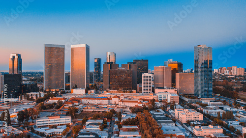 Canvas Print Los Angeles Skyline