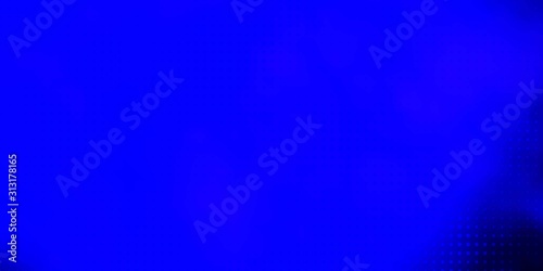 Dark BLUE vector background with spots. Abstract colorful disks on simple gradient background. Pattern for wallpapers, curtains.