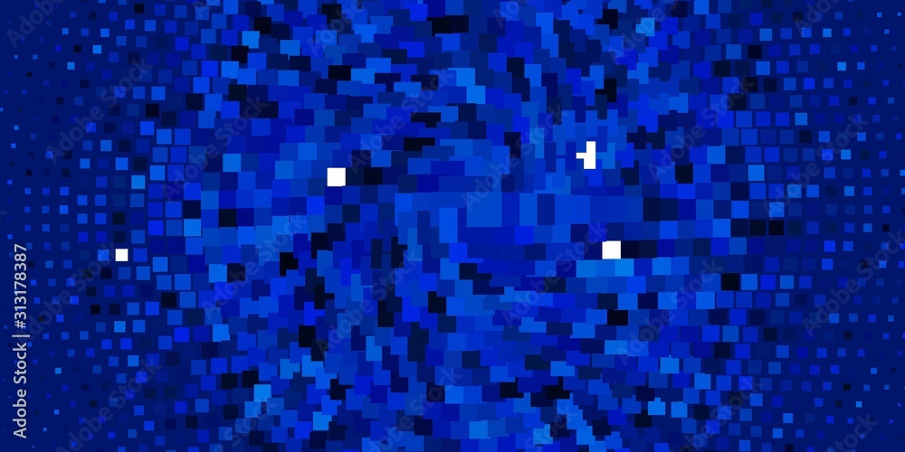 Fototapeta premium Light BLUE vector pattern in square style. Colorful illustration with gradient rectangles and squares. Pattern for websites, landing pages.