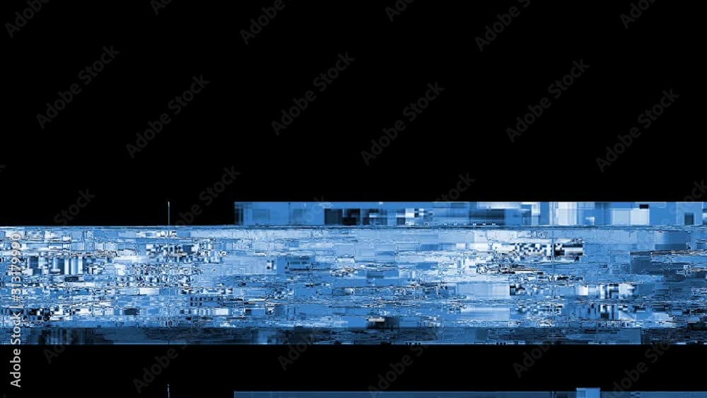 Glitch noise static television VFX. Visual video effects stripes background, tv screen noise glitch effect. Video background, transition effect for video editing real