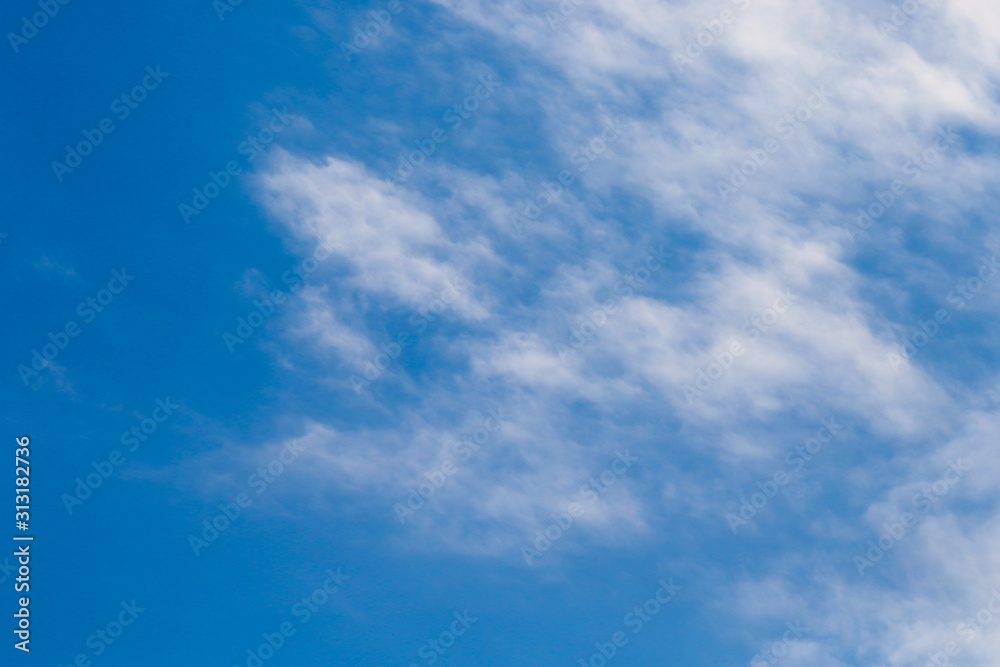 Fototapeta premium Blue sky with cloud of year 2020