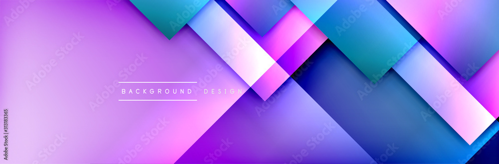 Square shapes composition geometric abstract background. 3D shadow effects and fluid gradients. Modern overlapping forms Square shapes composition geometric abstract background. 3D shadow effects and fluid gradients. Modern overlapping forms