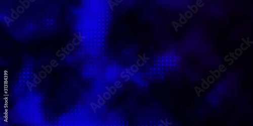 Dark Purple  Pink vector background with spots. Illustration with set of shining colorful abstract spheres. Pattern for booklets  leaflets.