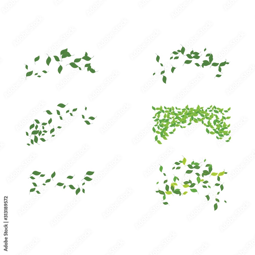 Leaves background pattern vector