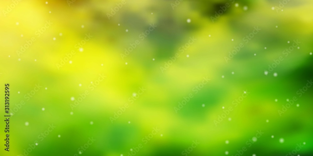 Light Green, Yellow vector template with neon stars. Shining colorful illustration with small and big stars. Pattern for websites, landing pages. Light Green, Yellow vector template with neon stars. Shining colorful illustration with small and big stars. Pattern for websites, landing pages.