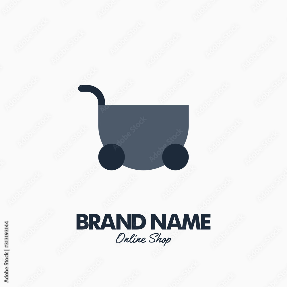 Shopping Cart. Vector logo design. Business concept icon. Shopping Cart. Vector logo design. Business concept icon.