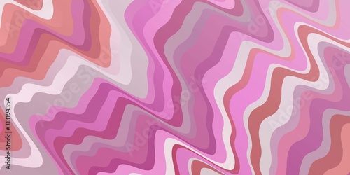 Light Pink vector texture with circular arc.