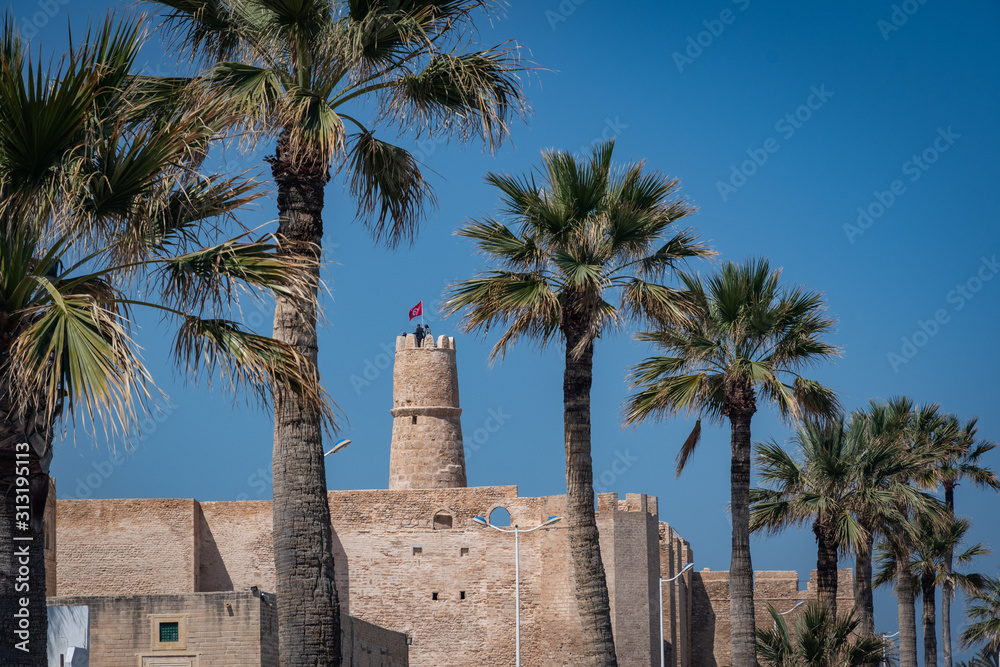 The castle of Monastir, Tunisia