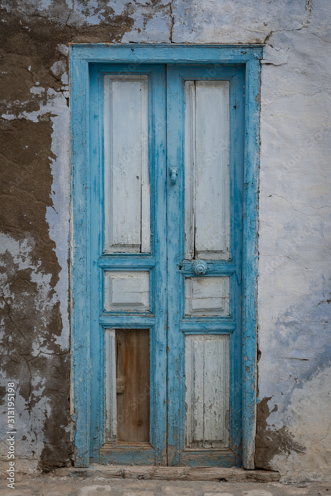 Beautiful old door in Kairouan, Tunisia
