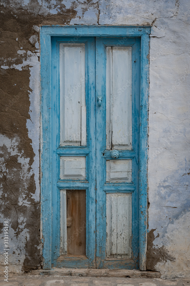 Beautiful old door in Kairouan, Tunisia Beautiful old door in Kairouan, Tunisia