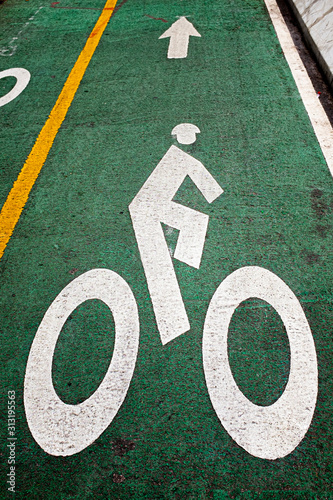 bicycle road photo