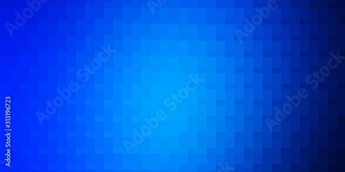 Light BLUE vector texture in rectangular style. New abstract illustration with rectangular shapes. Template for cellphones. © Guskova