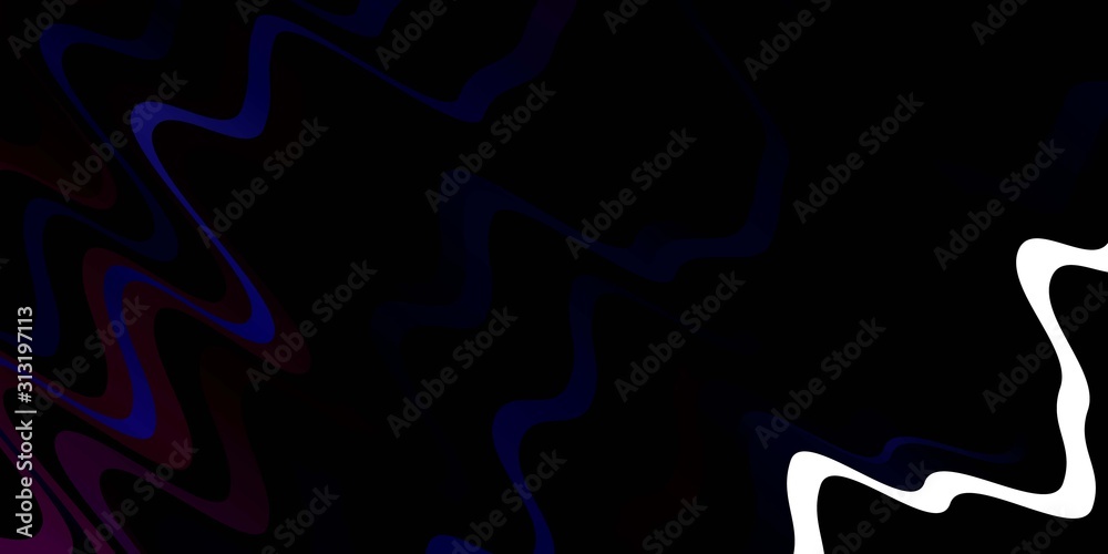 Dark Pink, Blue vector texture with wry lines. Brand new colorful illustration with bent lines. Best design for your ad, poster, banner. Dark Pink, Blue vector texture with wry lines. Brand new colorful illustration with bent lines. Best design for your ad, poster, banner.