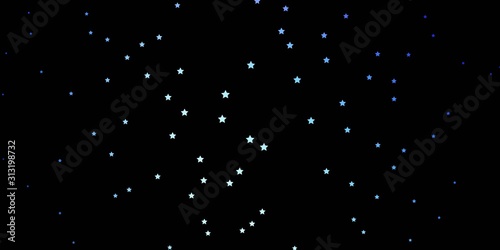 Dark Pink, Blue vector texture with beautiful stars. Colorful illustration with abstract gradient stars. Pattern for wrapping gifts.