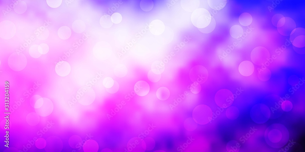 Light Purple vector background with spots. Modern abstract illustration with colorful circle shapes. Pattern for business ads. Light Purple vector background with spots. Modern abstract illustration with colorful circle shapes. Pattern for business ads.