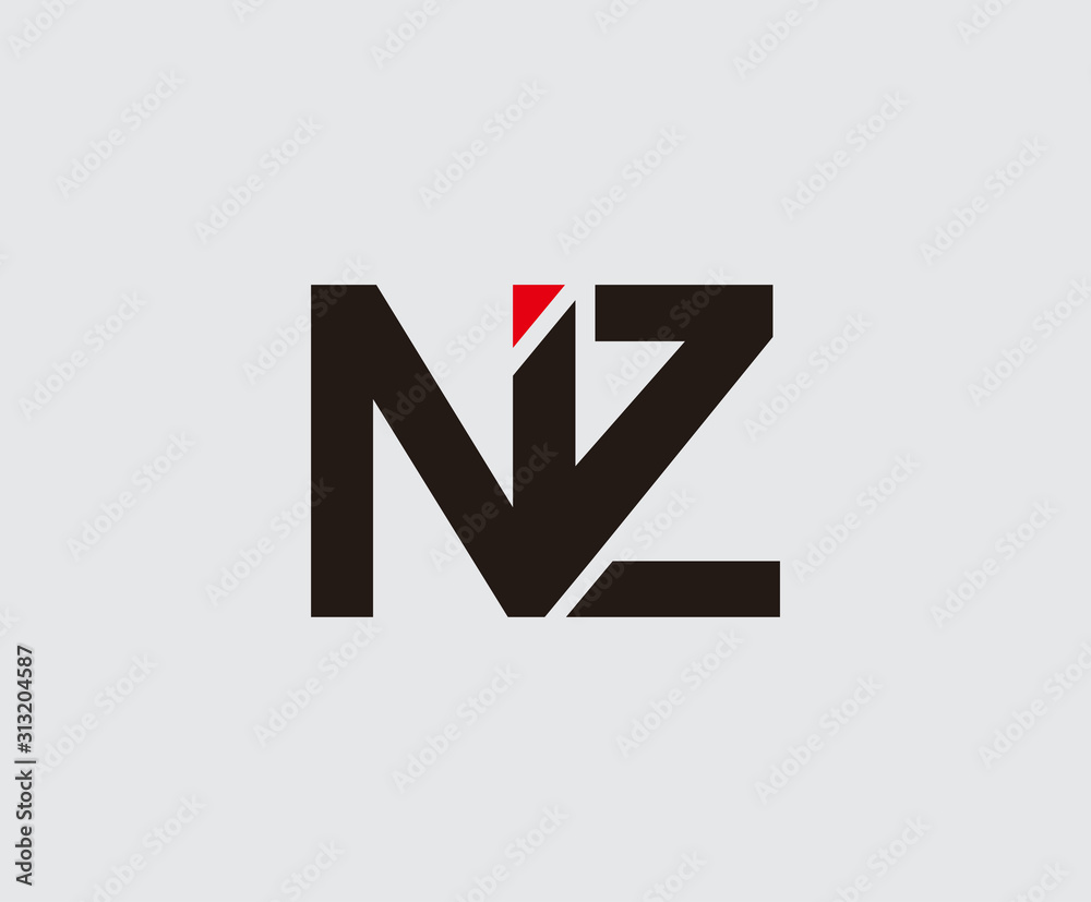 Creative N, Z and NZ Technology Letter Logo Creative N, Z and NZ Technology Letter Logo