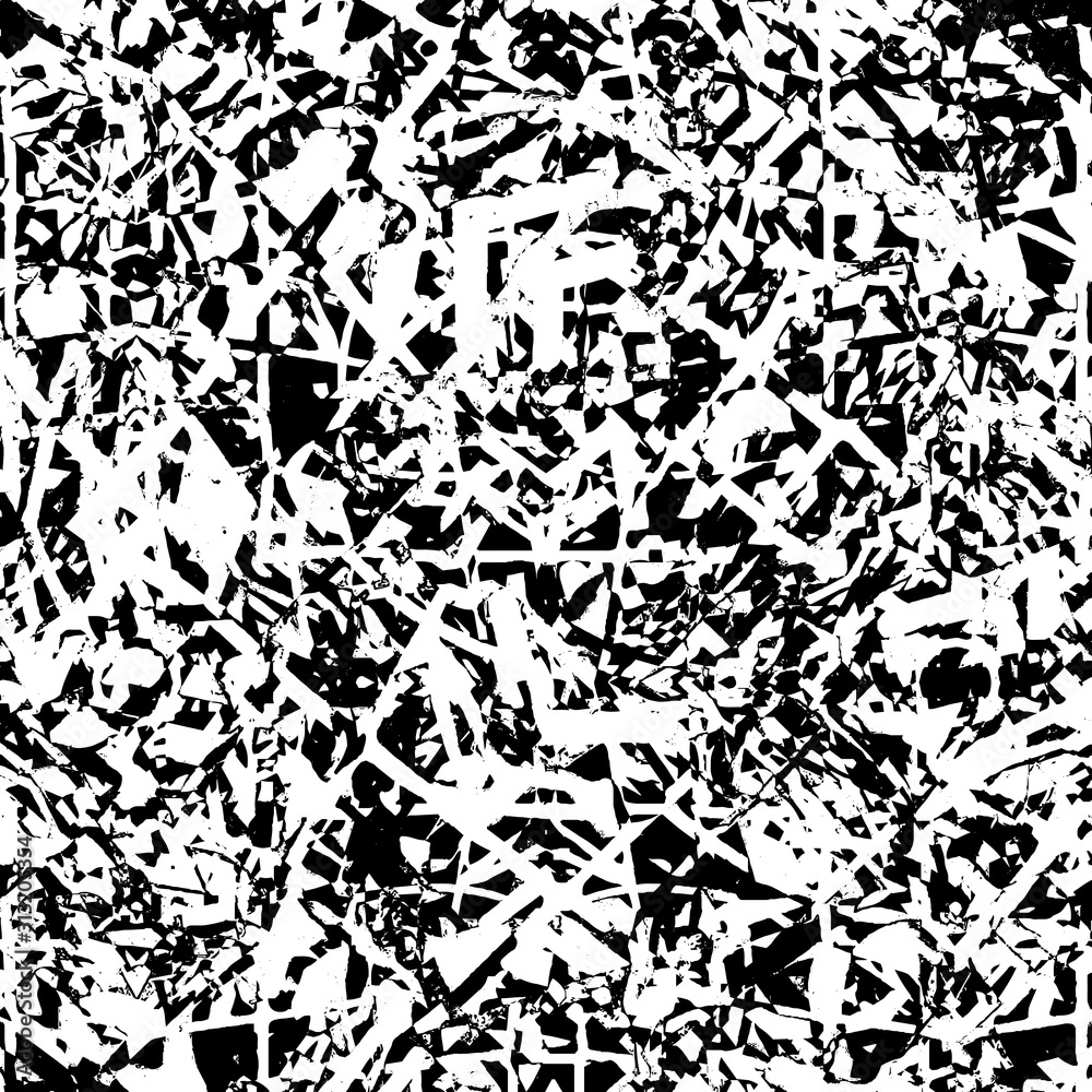 Grunge background black and white. Abstract vector texture of scratches, dirt Grunge background black and white. Abstract vector texture of scratches, dirt