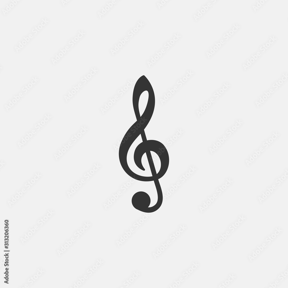 melody icon vector illustration symbol melody icon vector illustration symbol