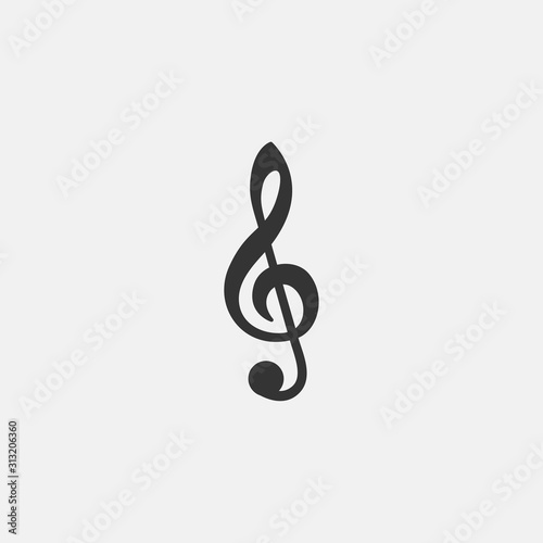melody icon vector illustration symbol