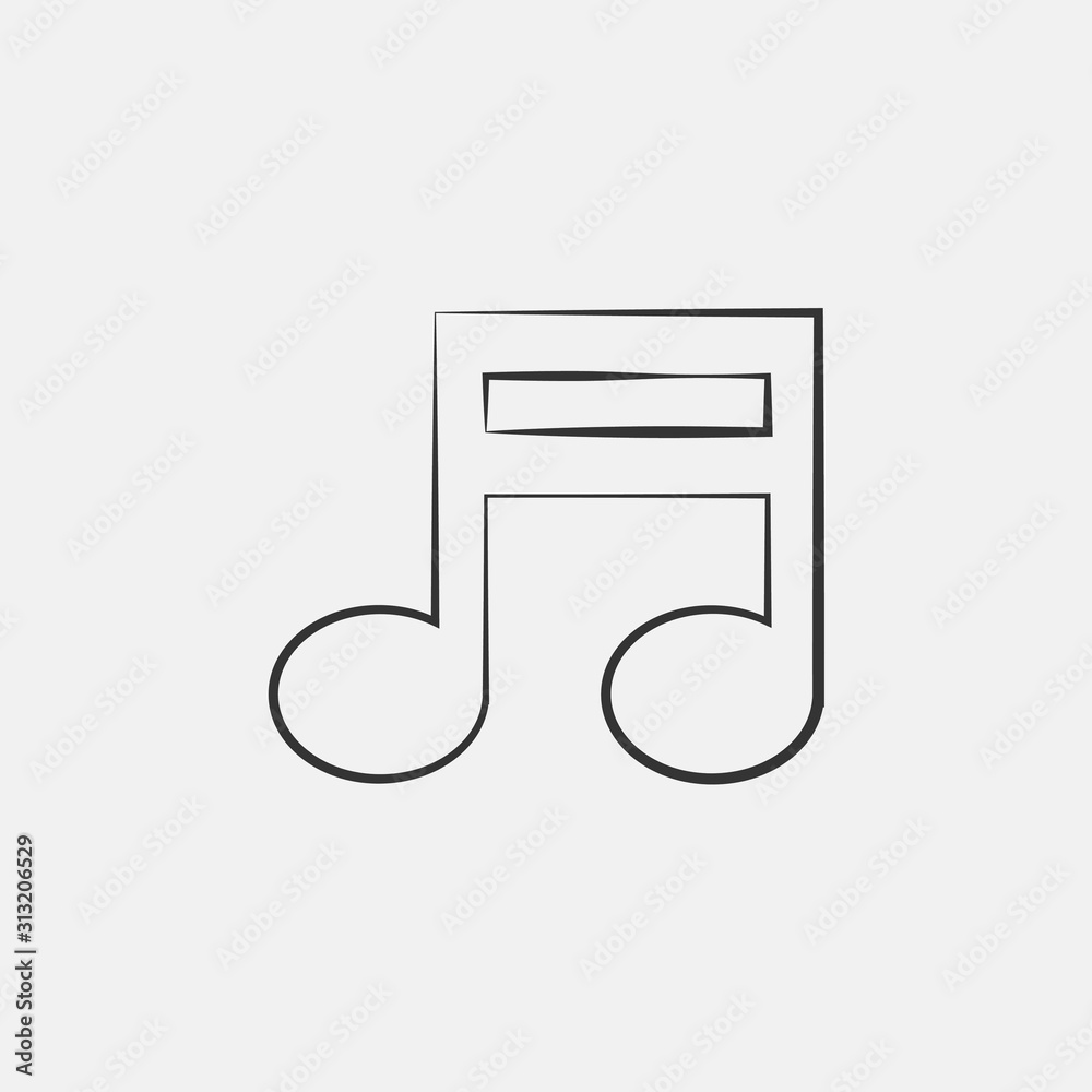 music icon vector illustration symbol music icon vector illustration symbol