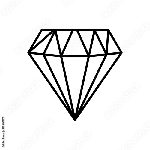diamond precious pop art style icon