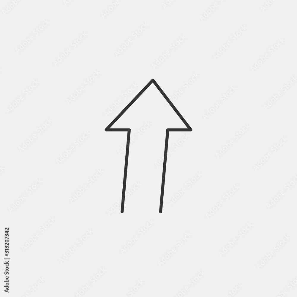 up arrow icon vector illustration symbol up arrow icon vector illustration symbol
