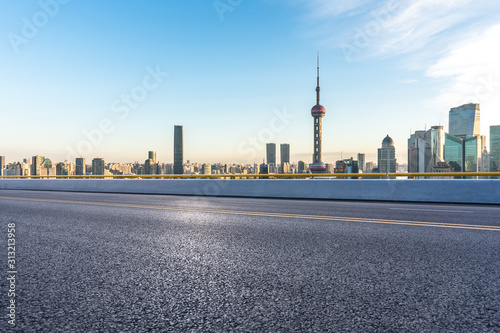 Canvas Print shanghai view of pudong