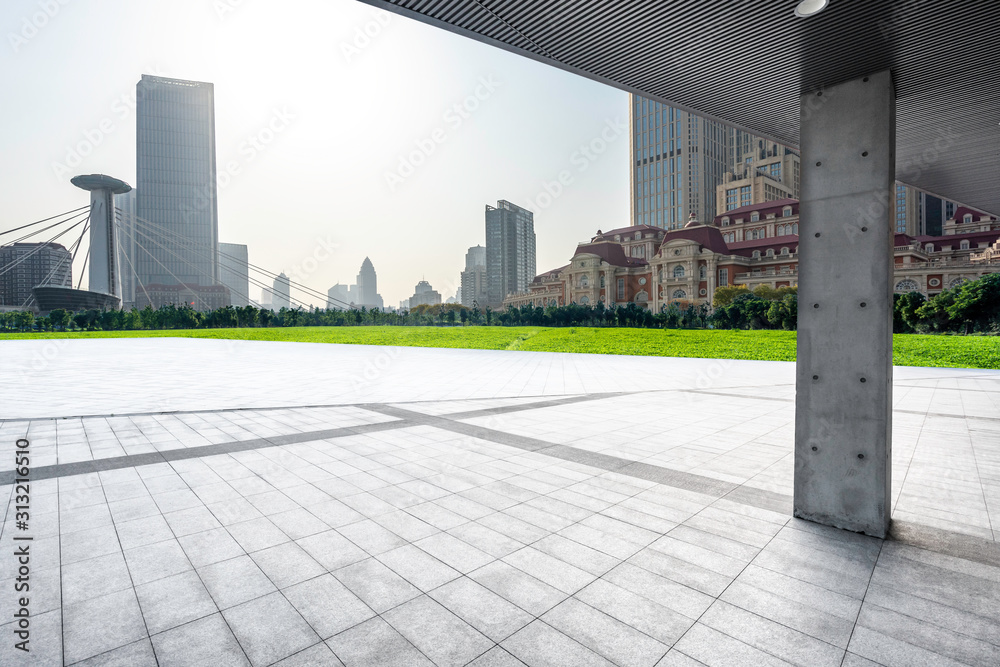 Fototapeta premium city skyline