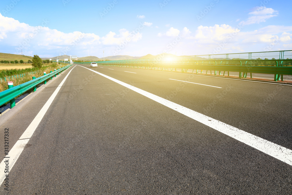 Fototapeta premium Asphalt highways