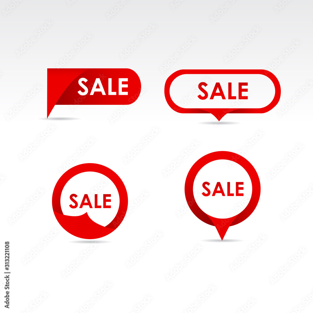 Sale Logo Banner With Gradient Background For Advertising Sale Logo Banner With Gradient Background For Advertising