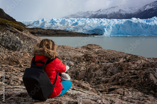 Photographer at Perito Moreno glacier, Big Ice guided tour